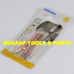 Borstel RVS-draad kwast model 3,2mm per 3 verpakt | 532